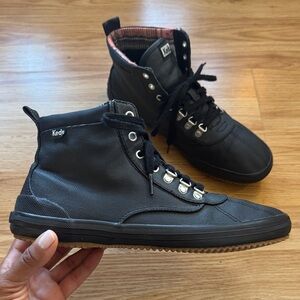 Keds Houndstooth Waterproof Hi-Top Sneakers ✨ size 10